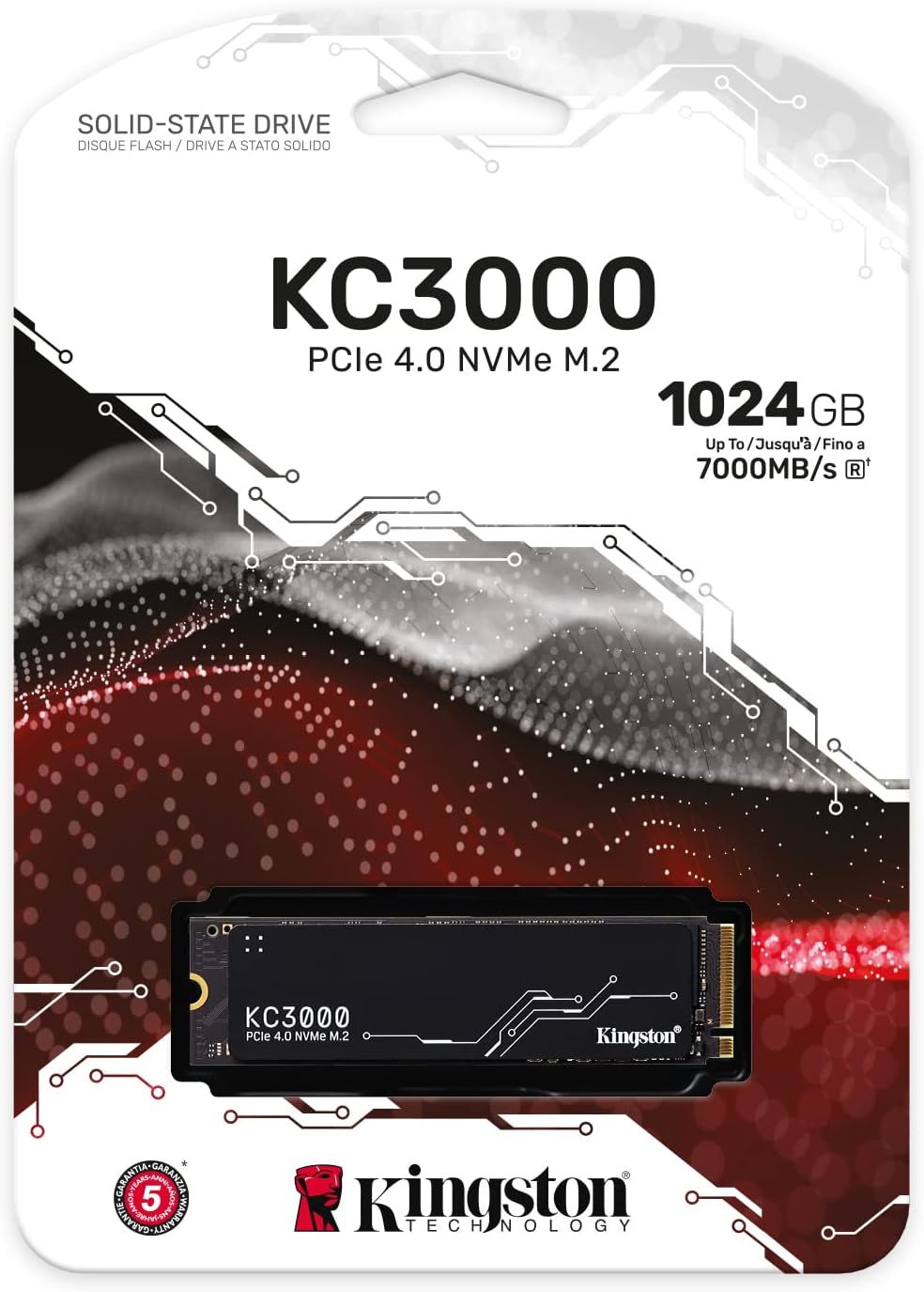 Kingston M.2 NVME SSD 1024GB KC3000 Kingston M.2 NVME SSD 1024GB KC3000